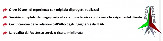 Perché scegliere nostro studio di ingegneria? - ESPOSTI  INDUSTRIE  SRL   